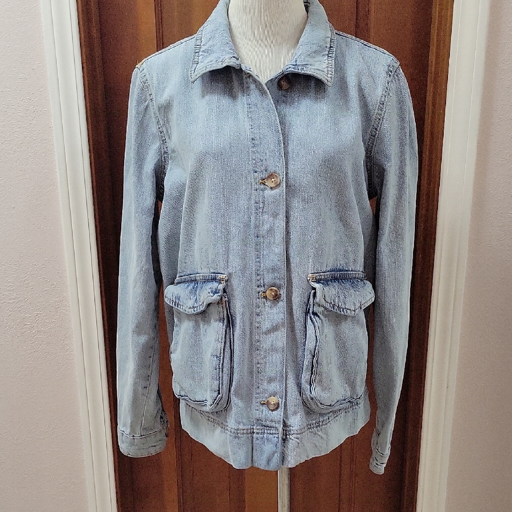 Classic Denim Chore Jacket 100% Cotton